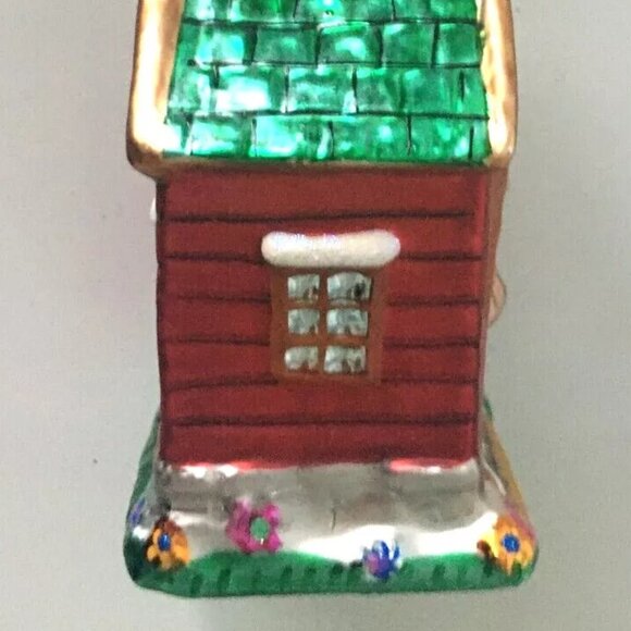 NEW Authentic Christopher Radko AL Assistance League School HOUSE Glass Ornament - Picture 7 of 12